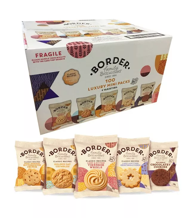 Borders Biscuits - 100 Twin Packs - Coffee Supplies